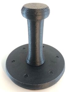 Black ball bearing baren with tall handle