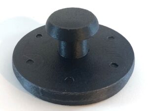 Black ball bearing baren with short handle