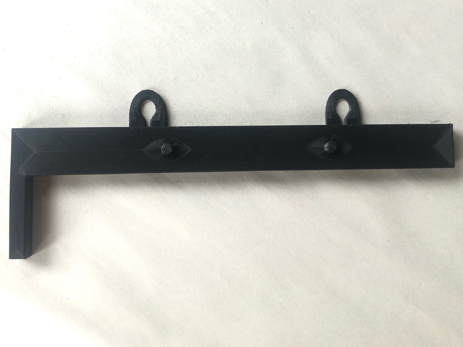Black gel plate registration guide